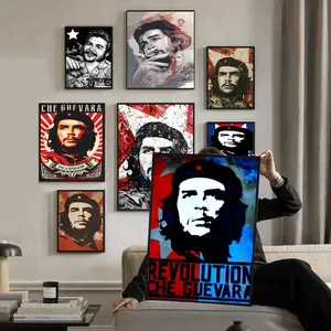 Classic Che Guevara Cool Poster HD Waterproof Sticky Wall Art | High-Quality Aesthetic Print for Living Room, Bedroom, Bathroom & Hallway Decor | Trendy & Easy-to-Apply | Durable Gift Idea for Home Decoration