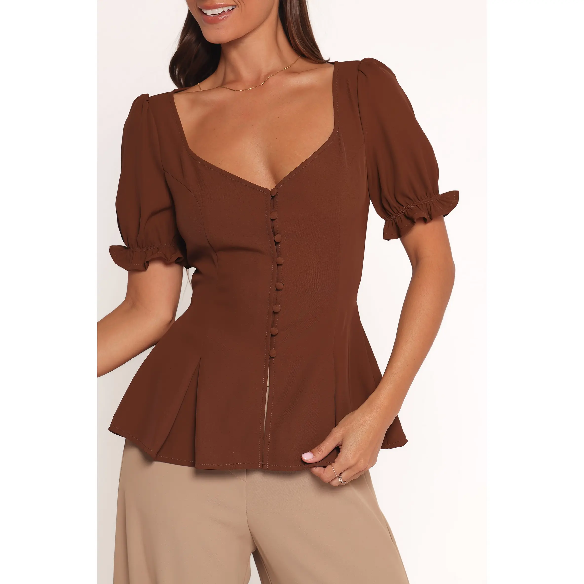 Kameran Top - Chocolate