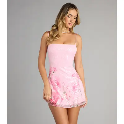 Kylie Jenner Pink Sparkly Dress TikTok Shop