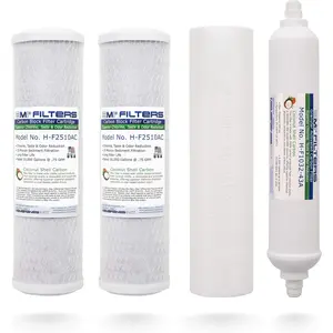 Reverse Osmosis Filter Replacement Set, 50 GPD Pre and  Filter Set, For 5-Stage RO, Undersink Filtration System, Set of 4