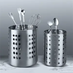 2pcs Ctt Disinfector Chopstick Holder, Dishwasher Utensil Basket, Stainless Steel Cutlery Storage Box, Kitchen Counter Drying Rack