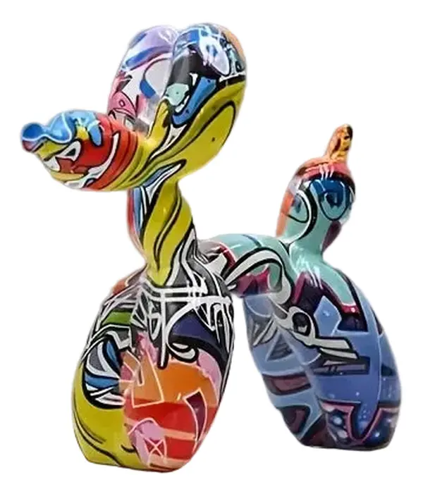 Graffiti Balloon Dog Sculpture – Colorful Resin Art Figurine (copy), Recovery Sobriety Gift