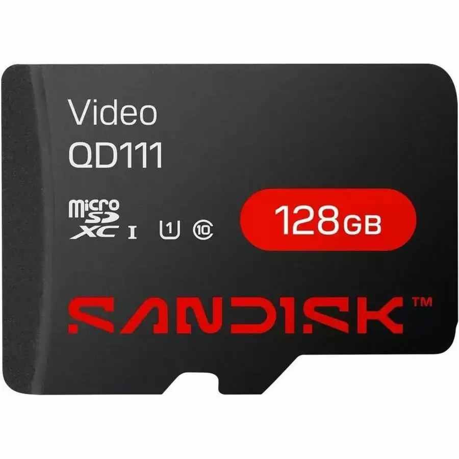 SanDisk SDSDQAS4-128G High Speed 128 GB Class 10/UHS-I U1 microSDXC Card for Computer Accessories, Video Storage