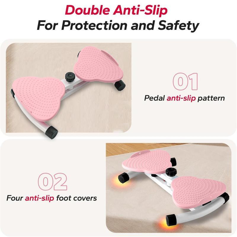 Waist Twister Machine – Silent & Non-Slip Ab Board for Core Strength & Tighten Waist – Home Gym Aerobic Exercise Equipment for Women, Supports 330 lbs