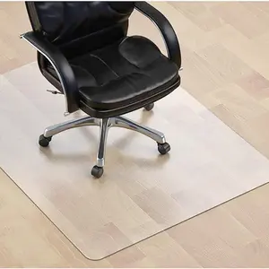 1.5mm clear chair mat for hard floors, vinyl chair mat for home office, kitchen, living room carpet  love monogrammed  door  mat