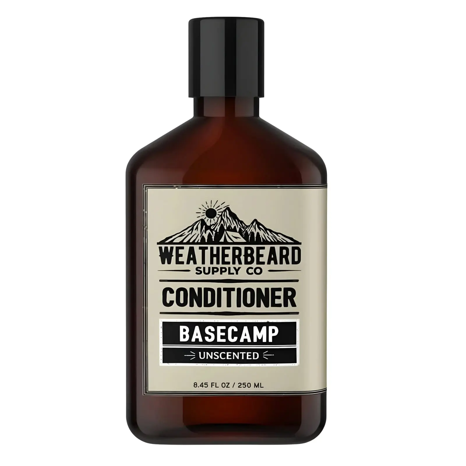 Weatherbeard Basecamp Beard Conditioner - Unscented, Fragrance-Free Lightweight Rinse-Out Conditioner