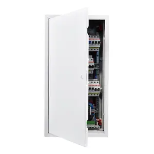 Access Panel For Drywall, Galvanized Steel White Ceiling Door, 25.3 X 13.3 Inches, Easy Install Hinged Service Panel With Screwdriver Latch, Suitable For Ceiling, Plumbing And Electrical Applications, 12.4 X 24.4 Inch Cutout