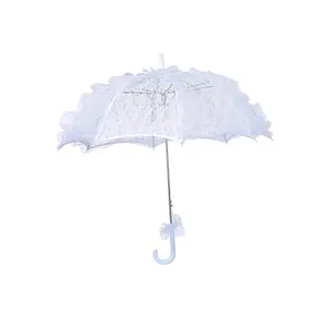 White Lace Parasol Prop