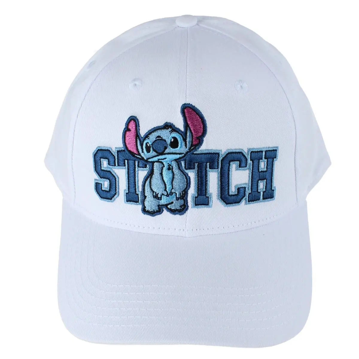 Jerry Leigh Unisex Lilo & Stitch Collegiate Baseball Cap, Baseball Caps