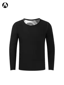 Men's Sauna Suit, Anti-Rip Sweat Suits for Gym & Boxing Workouts, Slim-Fit Casual Style, All-Season Training Gear, Sports Sauna Top