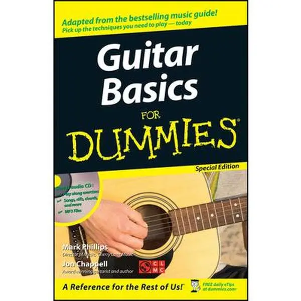USED Book - Guitar Basics For Dummies(r) by Mark Phillips (Paperback) - english
