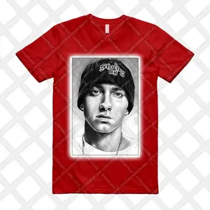 12 Cherry Varsity Red White T Shirt Match EMINEM