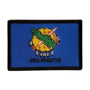 Oklahoma State Tactical Patch [Hook Fastener -3.0 X 2.0 - OP5]