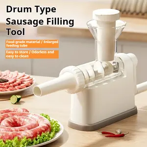Manual Sausage Filler Rotating Hand Crank Sausage Machine Home Kitchen Tool Food Grade for Sausage Making with Casing