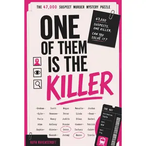 One of Them Is the Killer: The Midnight Train Case — A Suspect Murder Mystery Puzzle Book with 47,000 Names, 30 Clues, and One Final Killer