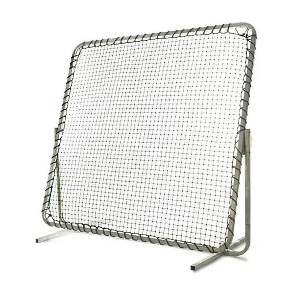 Collegiate Rebounder Screen Indoor Room Divider Furniture, 1.75" Mesh, 2.5mm Twisted Knotted Tube, 4 Angle Adjustments, 72.6 lbs, Usable From Either Side