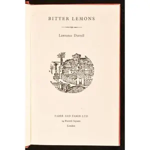 USED-Bitter Lemons by lawrence durrell (Hardcover)