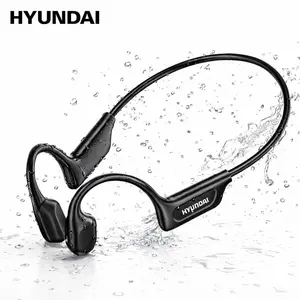 HYUNDAI G06 Bone Conduction Neckband Wireless Earphones with Bluetooth 5.4, Waterproof Sports Design, 360° Flexible Bending, Lightweight & Comfortable Fit, Long Battery Life, Wireless Headphones for Music, Calls & Sports, Compatible with Android & iOS