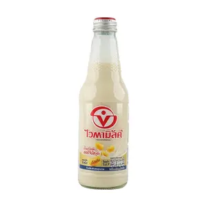 Vitamilk Original Soy Milk Drink - Thailand's No.1 Popular Breakfast Beverage, 300ml Bottle, Nutritious & Refreshing