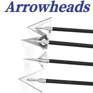12 PCS Arrowheads – Sturdy & Durable, Suitable for Professionals & Beginners, Essential for Daily Archery Training, Compatible with Various Arrow Shafts, Archery Accessory
