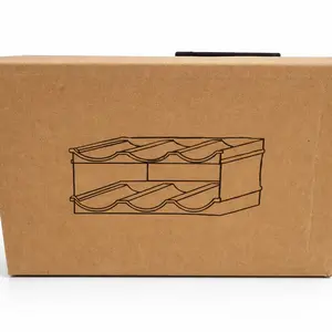 Organizador de botellas / vasos – Acrílico transparente (2 niveles) Kitchen Storage, Utensils