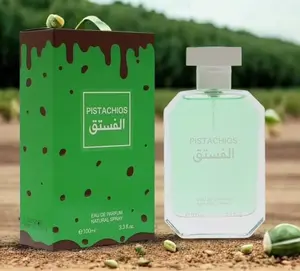 Pistachios Eau De Parfum 100ml Natural Spray for Men and Women - Unisex Fragrance with Fresh Aroma Ideal for Daily Use and Travel