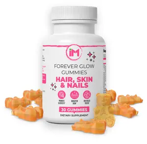 IM Forever Glow Gummies | Skin, Hair, & Nails Supplement | Special Formula with Vitamin A, C, D, E, B6, B12, Biotin | 30 Gummies - Beauty Supplement