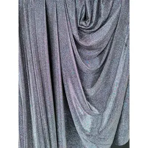 Silver Iridescent Metallic Lurex