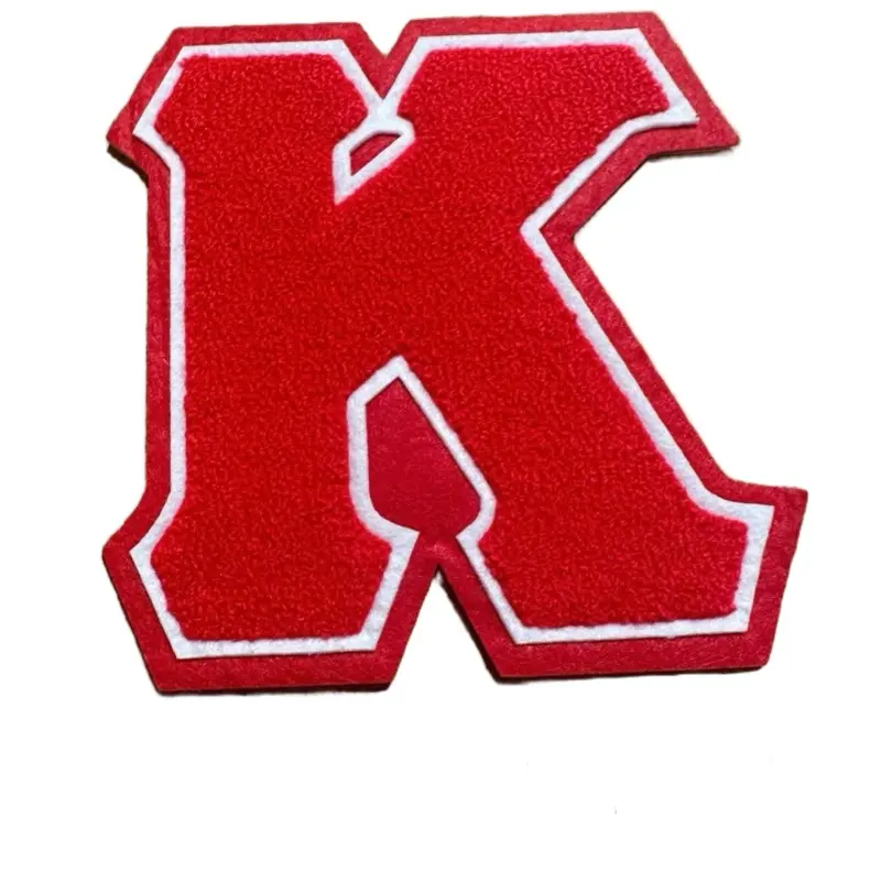 Red Kappa K iron on patch Red Kappa K iron on patch