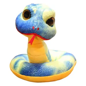 Snake Stuffed Funny 3d Big Eyes Snake Plush Doll for Home Decor Spoof Joke Ornament Soft Toy for Sofa for Funny