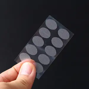 100pcs/10sheets 200pcs/20sheets Transparent Invisible Earlobe Protector for Women's Ear Piercing, Anti-enlargement Ear Sticker, Earlobe Support Patch for Strengthening Earring Support & Preventing Stretching