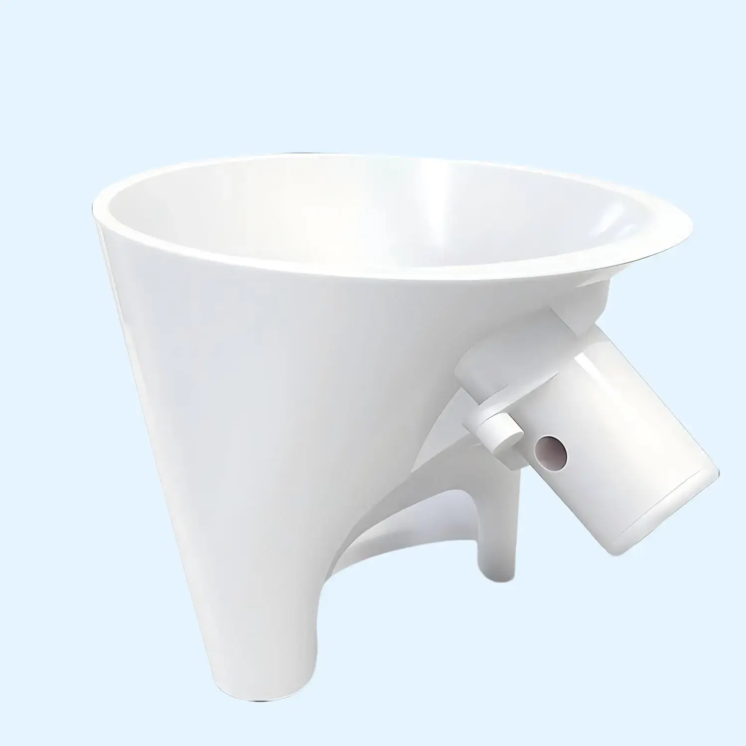 KitchenAid Mixer Pouring Shield Attachment - Fits 4.5-5 Qt Tilt-Head, Anti-Splash Accessory, Food-Grade Plastic, Durable Construction, Easy Installation, Mess-Free Baking Kitchen Utensil (White)