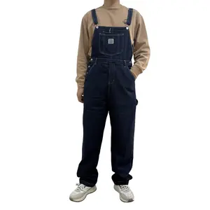 YXLUOKY Men's Denim Bib Overalls Workwear Adjustable Strap Jean Coveralls with Tool Pockets for Christmas & New Year