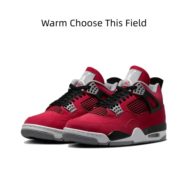 Vibrant Red Nubuck Suede High Top Basketball Shoes Grey White Black Contrast Mesh Upper Visible Air Cushion American Retro Street Sneakers For Men