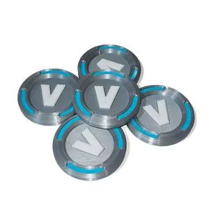 Battle Royale Currency Desk Decor Tokens - 5-Pack High-Quality Desk Decor