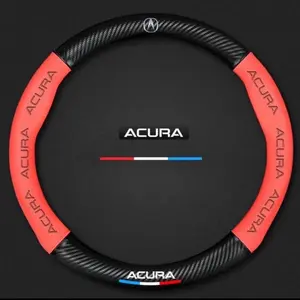 38cm steering wheel cover carbon fiber