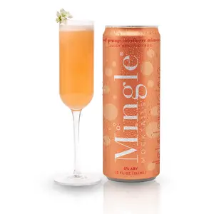 Blood Orange Elderflower Mimosa Mocktail