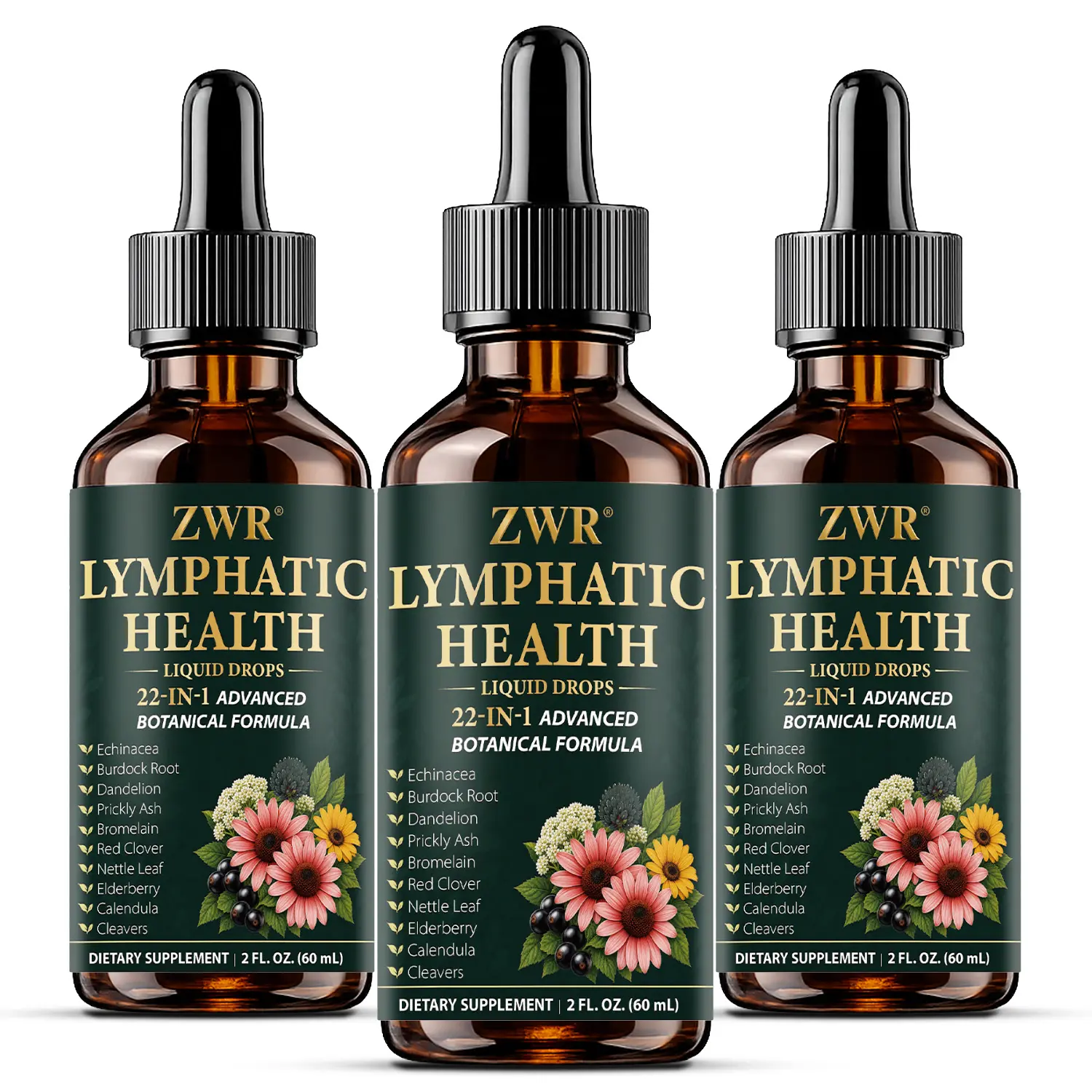 3 PCS -Lymphatic Health 22-in-1 Liquid Drops