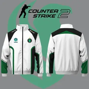 CS2 Falcon Team E-sports Club Uniforms Spring And Autumn Daily Casual Jackets Fans Can Customize Gifts Stand Collar Tops