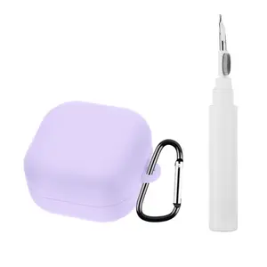 Silicone Case for Galaxy Buds 4/4pro, Includes Cleaning Pen, Perfect Fit, Soft Protection, Compatible with Galaxy Buds 4/4pro, Audio