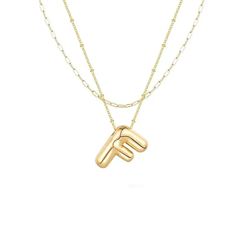 Paper clip double chain F