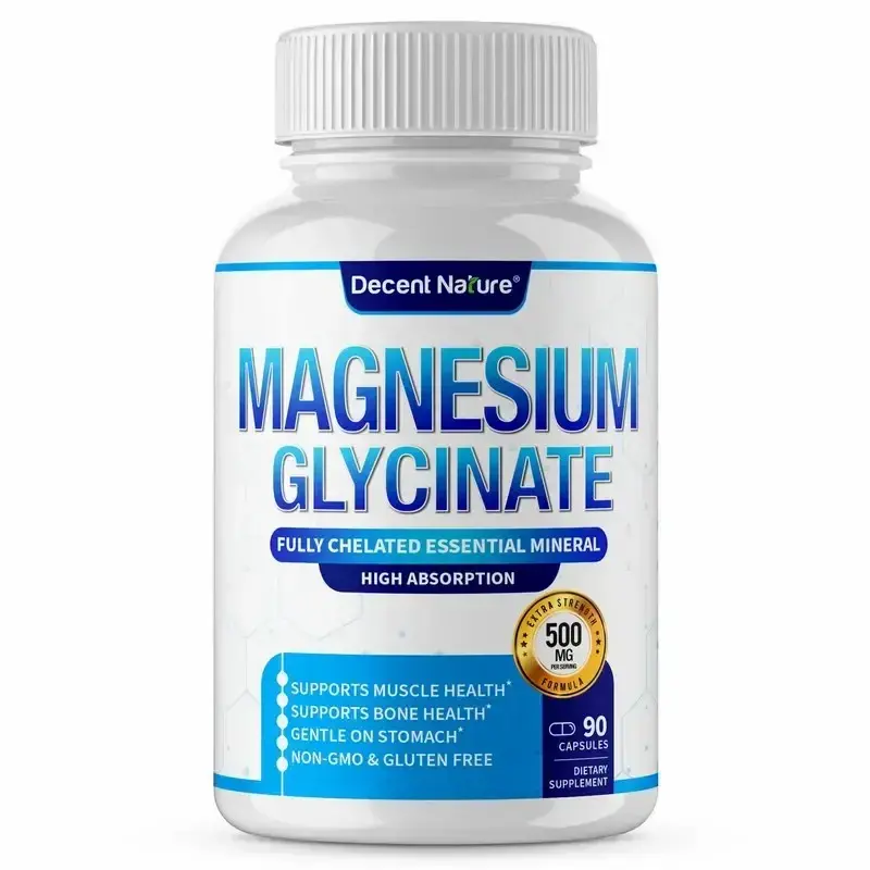 Magnesium Glycinate 500mg Magnesium Supplement 90 Capsules