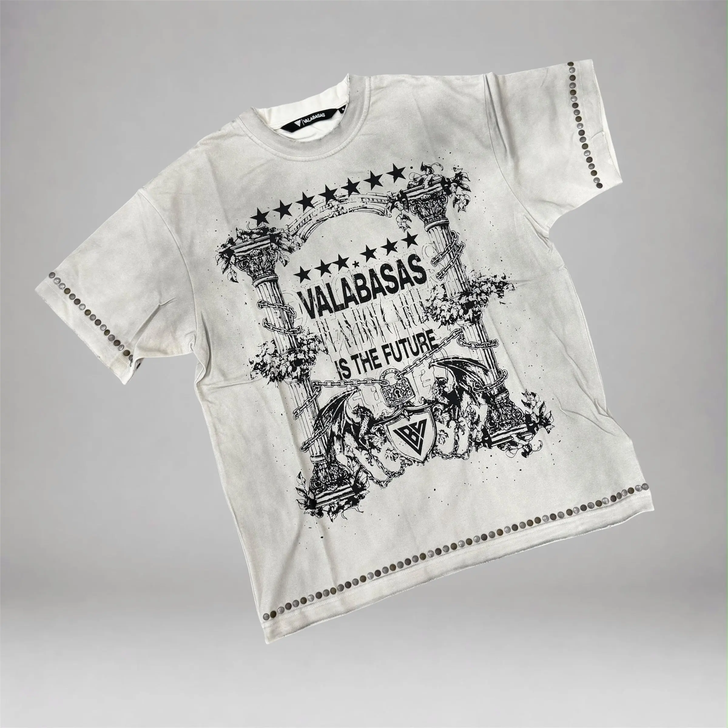 Valabasas - Parchment Tee - Vintage Lt Grey 1124