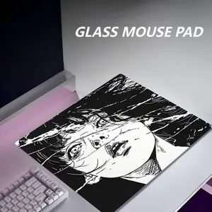 Control Type Glass Mouse Pad Professional Fps Gaming Smooth Feel, High-Quality Precision Control Surface, Ideal for Gamers & PC Users, Gaming Mouse Pads