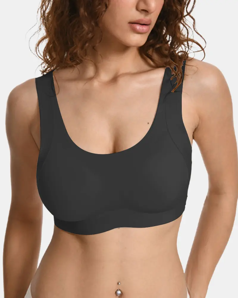 Soft Intention Anti-Gravity Jelly Bra – Wireless Full Coverage Seamless Comfort Bra for Everyday Wear