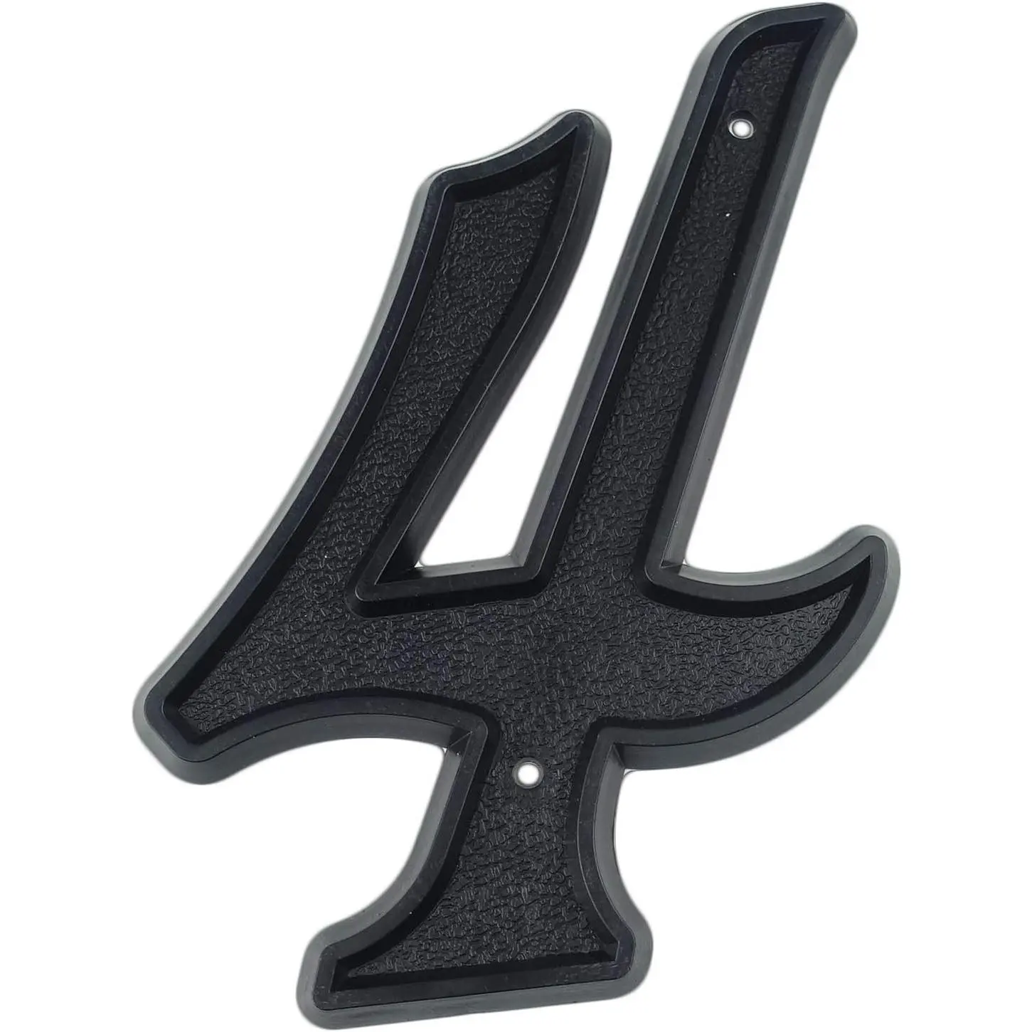 5.5 inch Hou Number Modern Door Numbers Street Home Address Numerals,Black ABS Plastic (4)