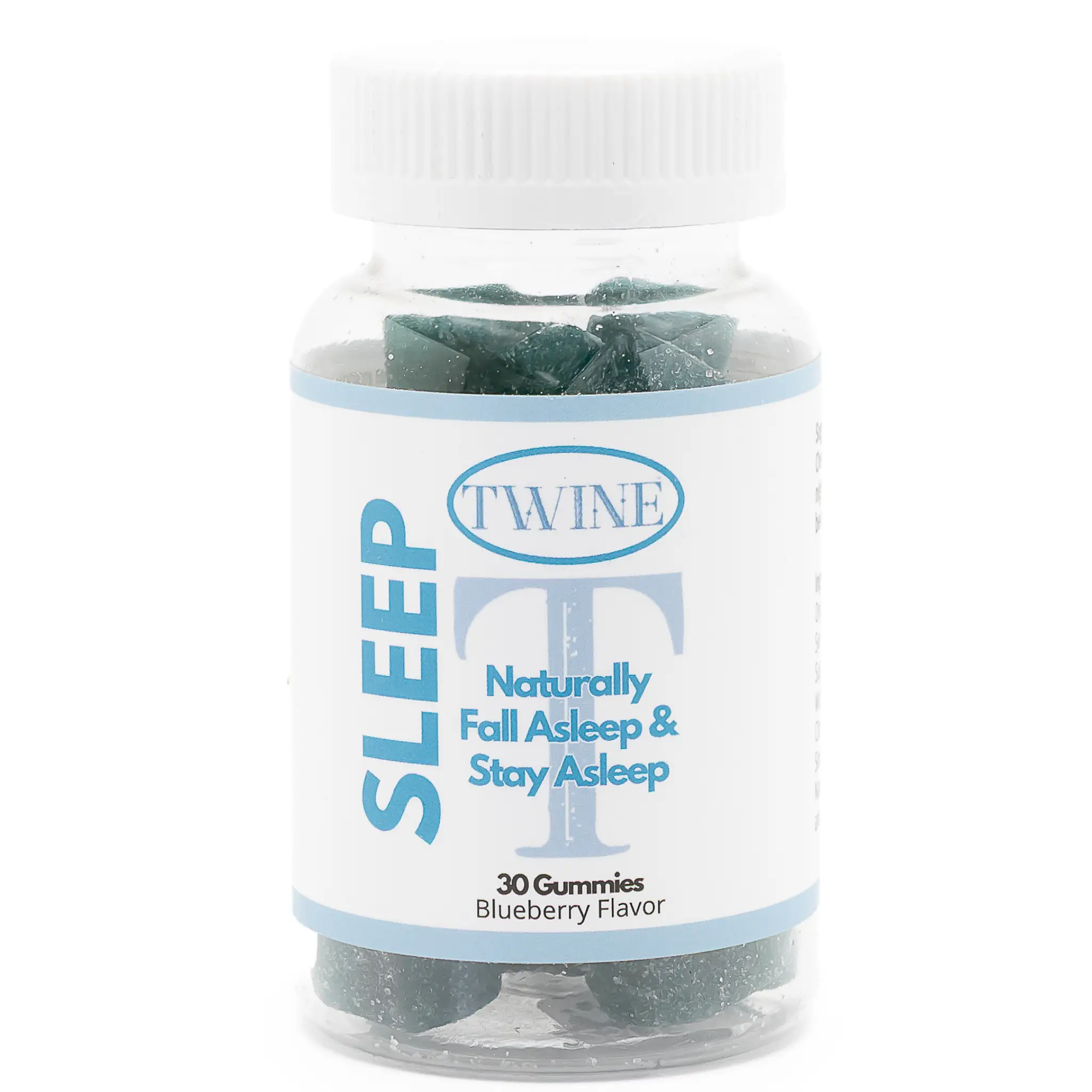 Sleep Gummies with Melatonin, L-Theanine, Magnesium Citrate, Passionflower, Chamomile and Lemon Balm- Natural- 30pcs-Blueberry Flavor Sleep Supplement