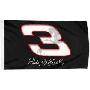 Dale Earnhardt Sr The Intimidator Flag Banner Outdoor Indoor Decoration Flag  Double Stitched Polyester with Brass Grommets Gift Wall