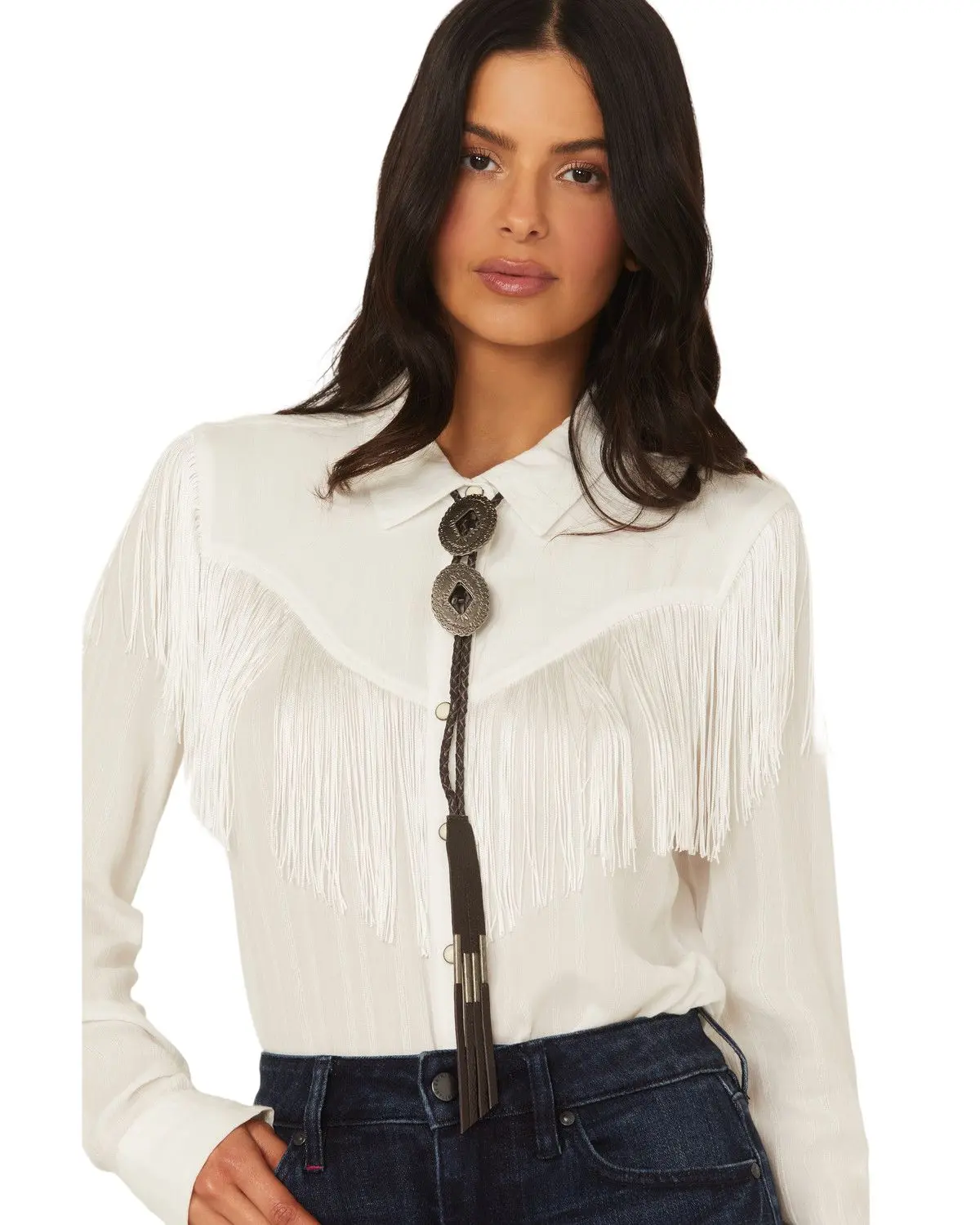 Idyllwind Women's Women'S Clayborne Double Concho Bolo Tie - Iwasu25n1-Bn