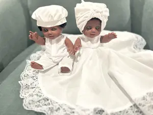 Santeria - Pareja de Ibellis Religious Dolls 10 Inches, dress in white or red and blue. (Please specify which color you prefer)